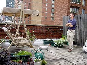 Picture of Paul on his Deck