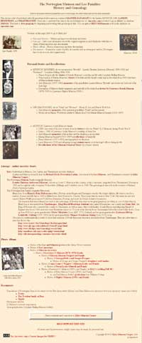 image of Munson family page