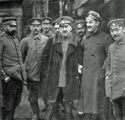 Joseph and Siegfriend Thannhauser and medical staff in the Vosges 1916